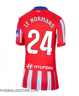 Günstige Atletico Madrid Robin Le Normand #24 Heimtrikot Damen 2024-25 Kurzarm